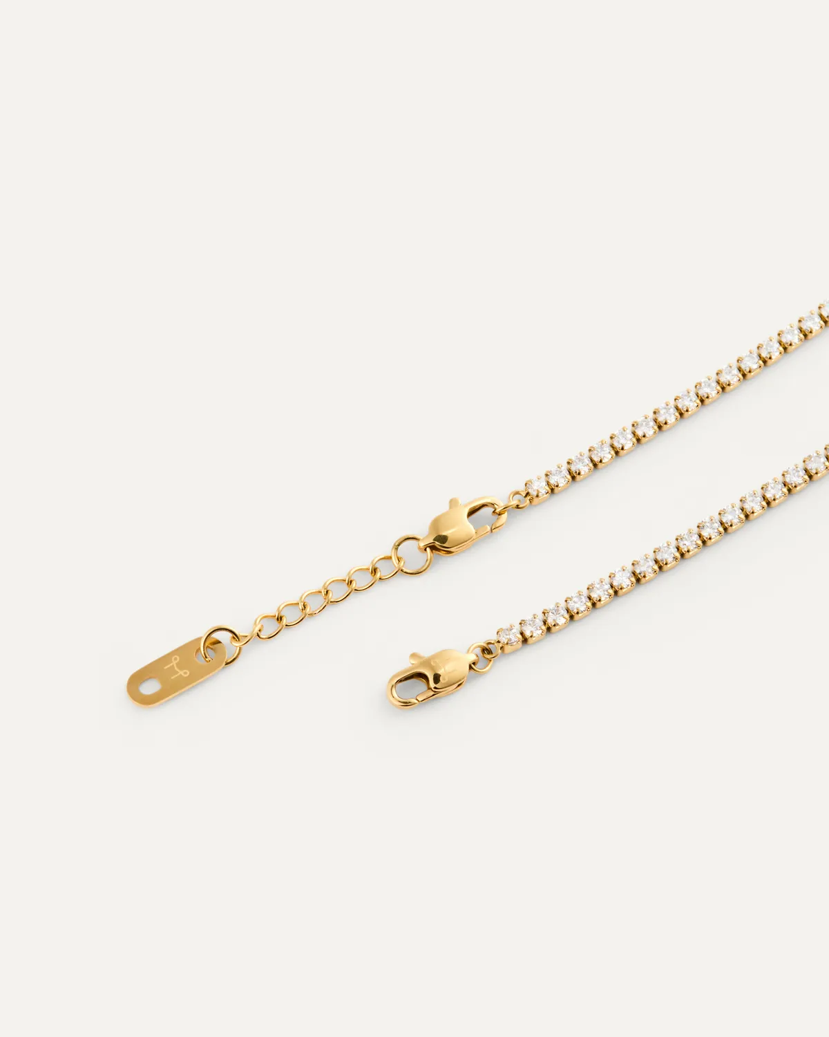 Mockberg Shiny Tennis Bracelet armbånd gull vanntett