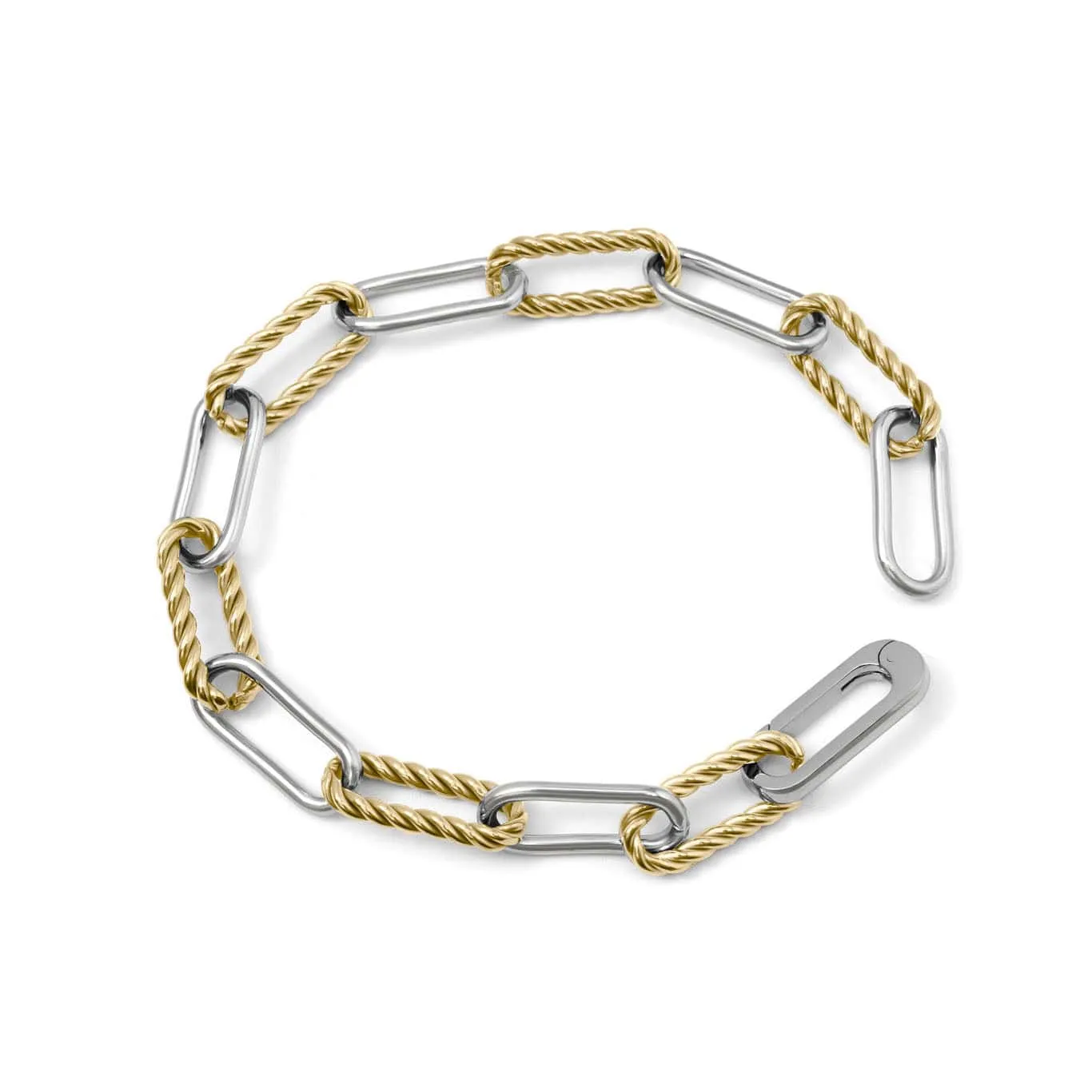 Mea Nani Duality 18K armbånd tvunnet gull sølv