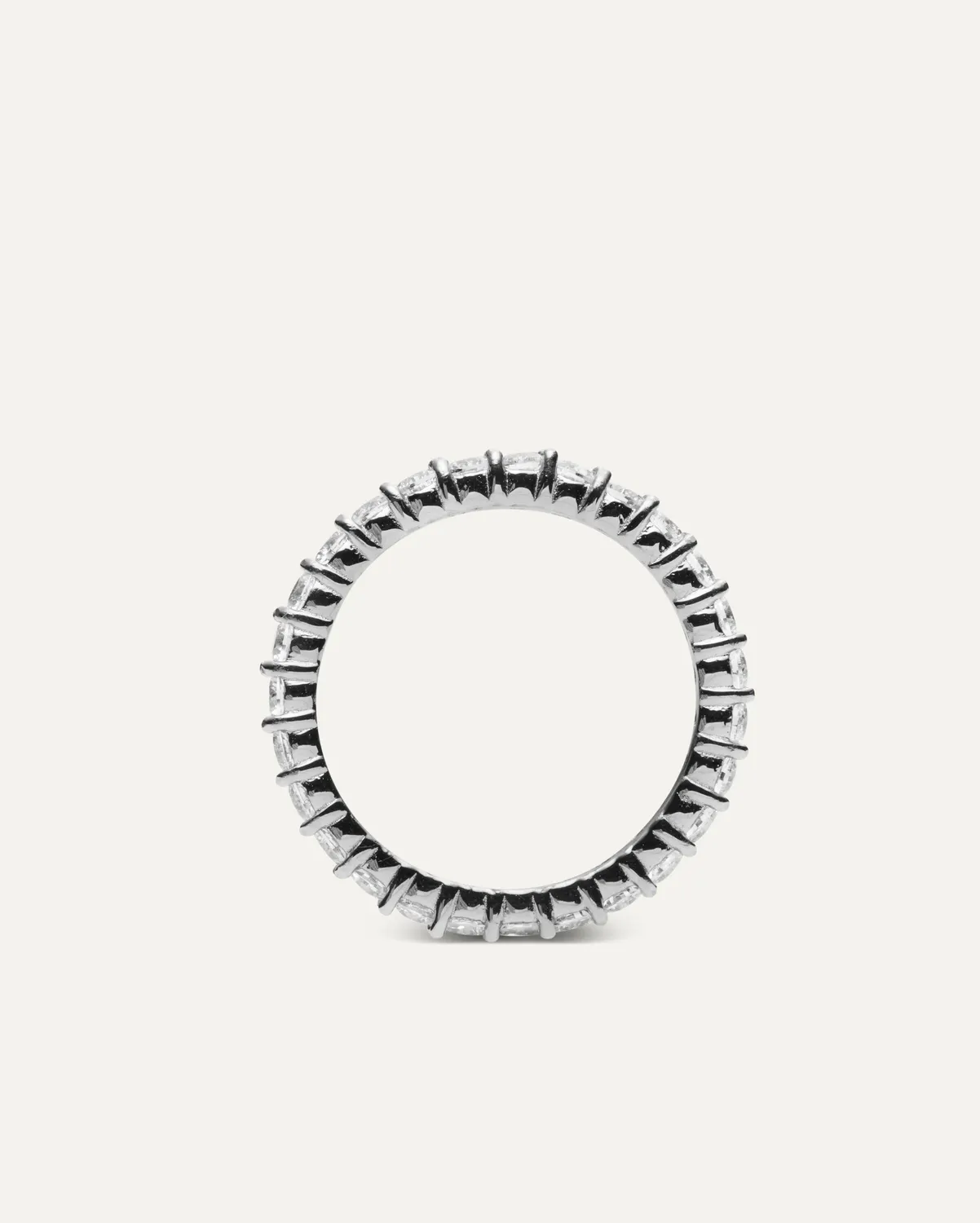 Mockberg Colette Steel ring sølv cubic zirconia