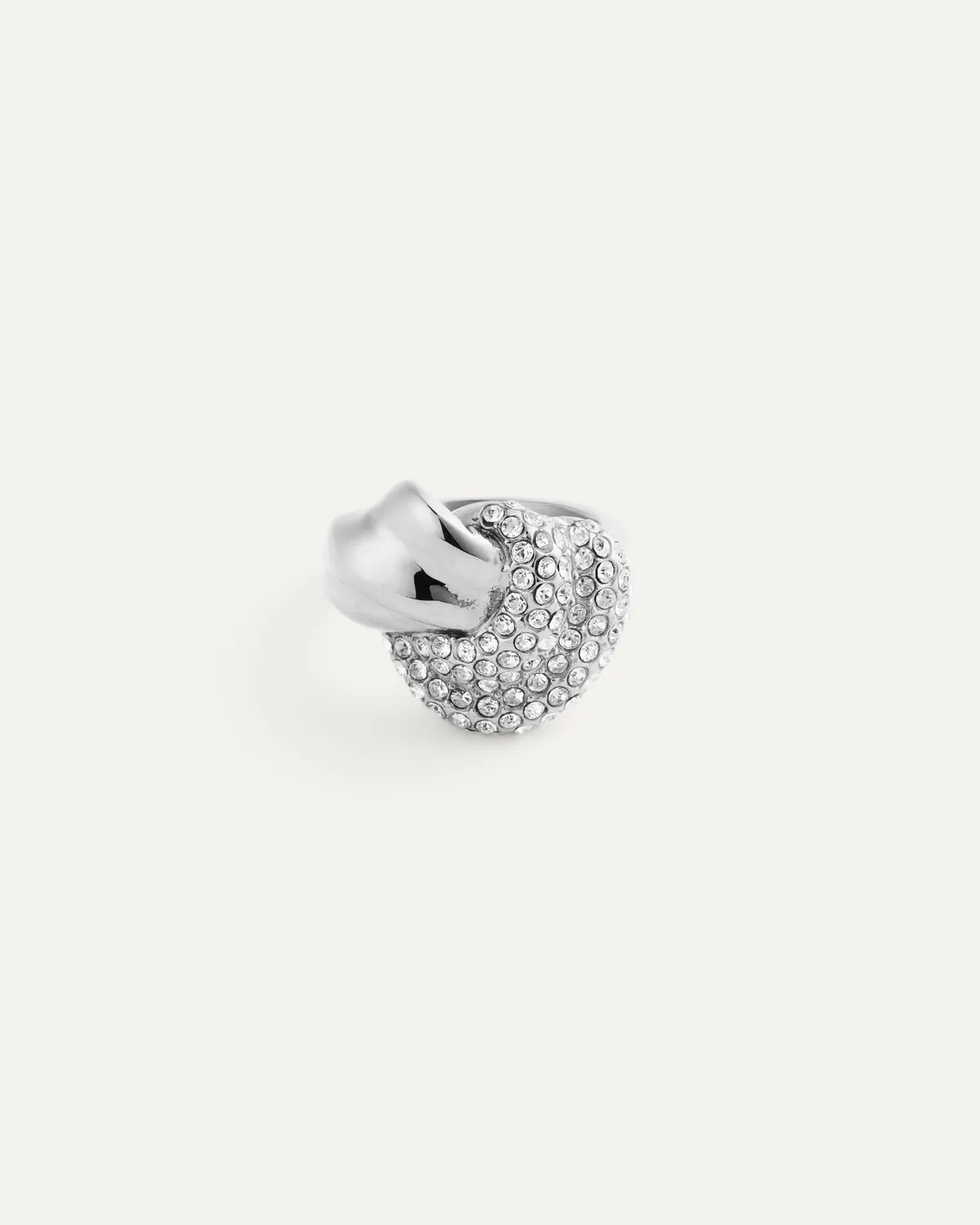 Mockberg Soirée ring sølv pavé Preciosa