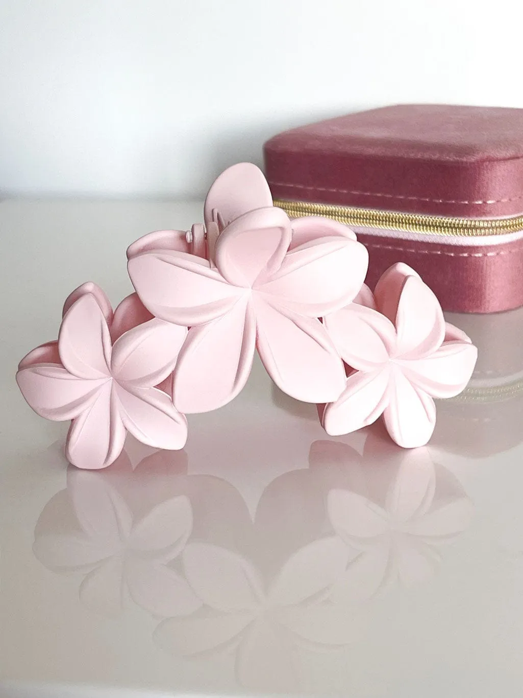 Mea Nani Flower hårklype rosa blomsterdesign