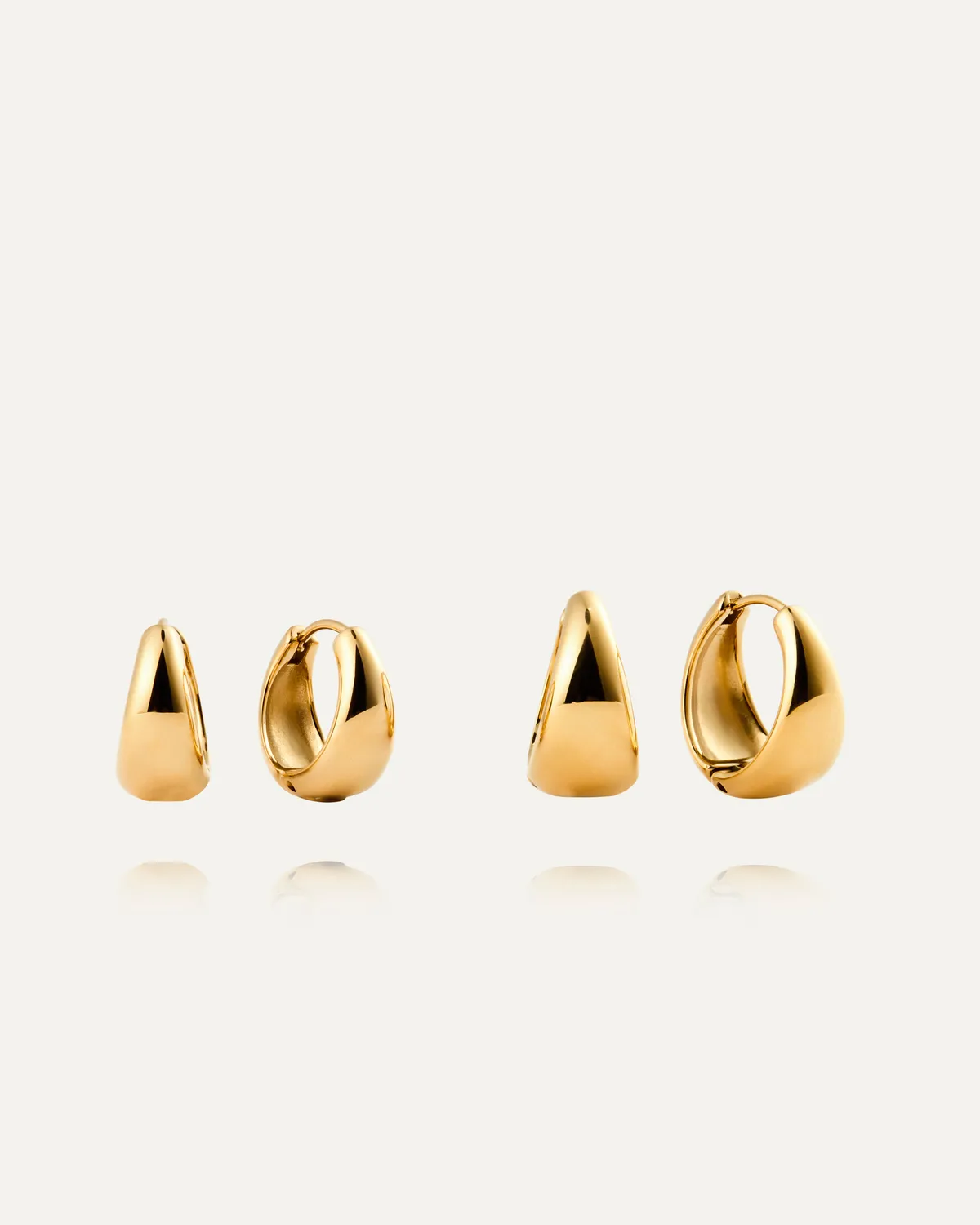 Mockberg Bold Hoops Large creoler gull 18 mm