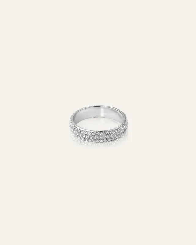 Mockberg Amour Ring sølv zirkonia vattentett