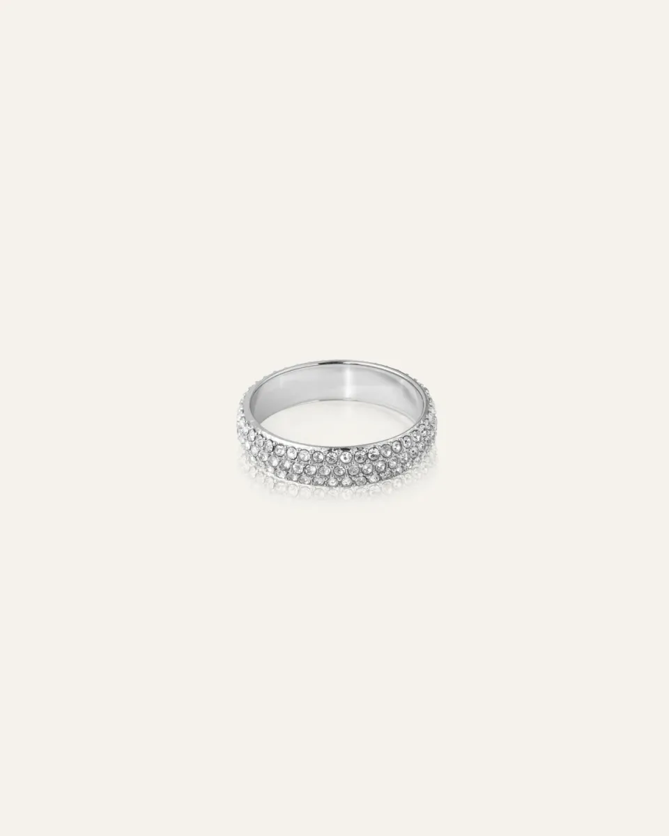 Mockberg Amour Ring sølv zirkonia vattentett