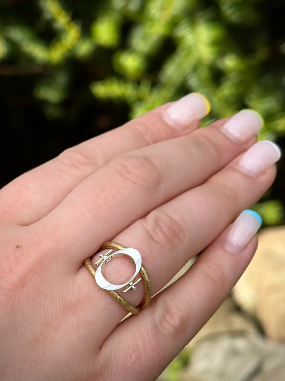 Sivia Femina kraftig ring sølv str 56
