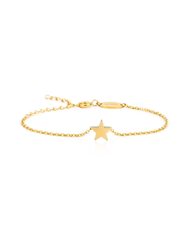 Blomdahl Star armbånd gull 14-19 cm hudvennlig