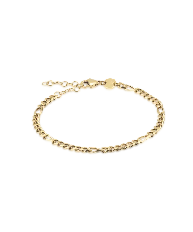Blomdahl Tiny Figaro armbånd 18-22 cm gullfarget
