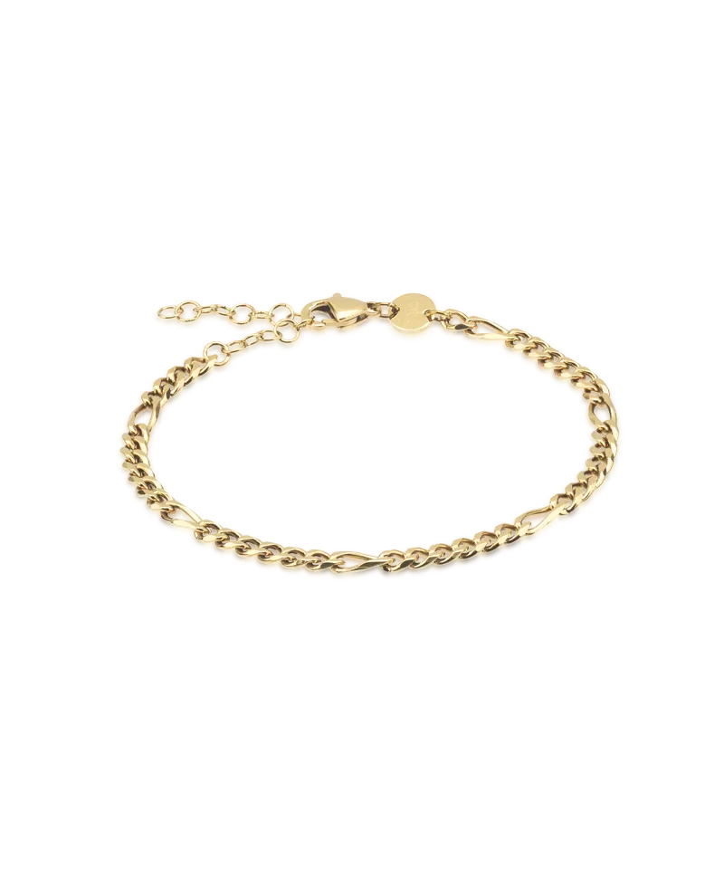 Blomdahl Tiny Figaro armbånd 18-22 cm gullfarget