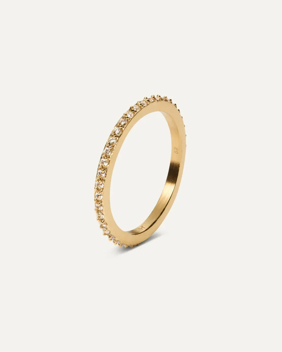 Mockberg Léa Gold ring zirkonia