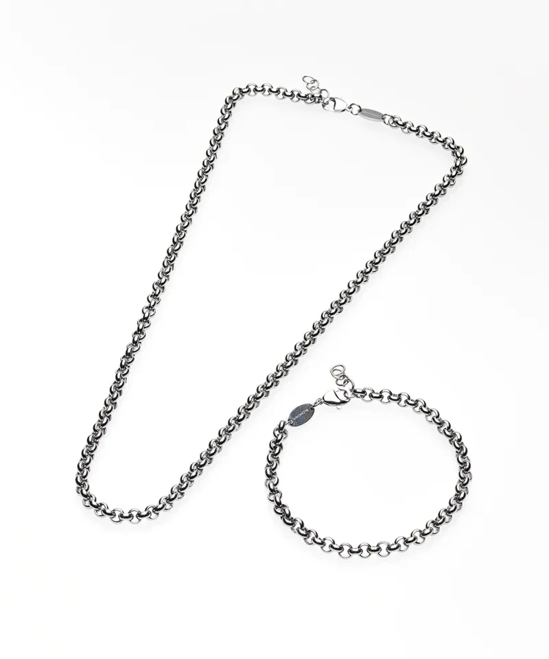 Blomdahl Box Chain armbånd 18-22 cm sølv