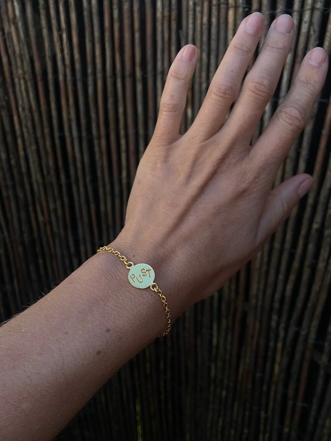 Sivia Pust armbånd sølv 15-19 cm