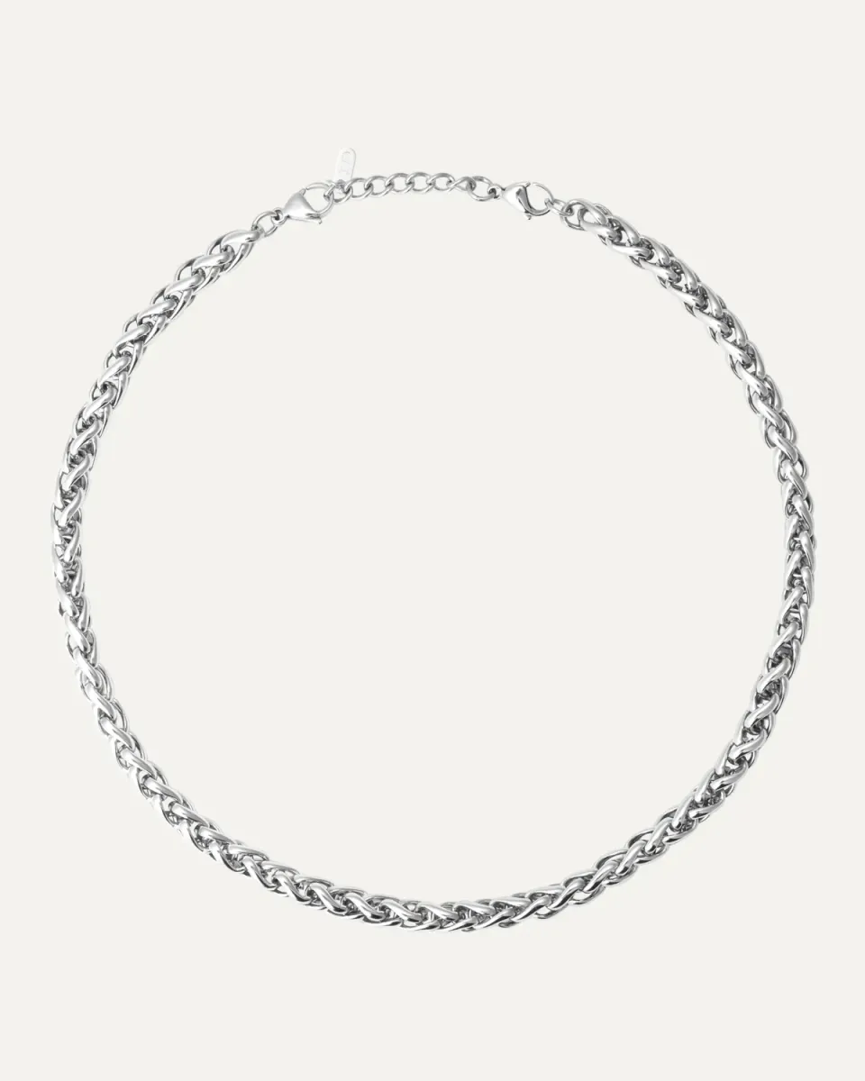 Mockberg Rebel Chain Necklace halskjede sølv 450 mm