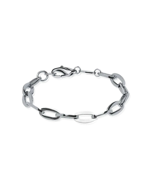 Blomdahl Grand Link armbånd sølv 19 cm hudvennlig
