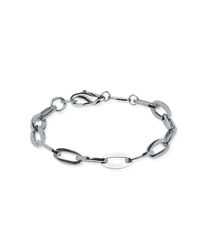 Blomdahl Grand Link armbånd sølv 19 cm hudvennlig