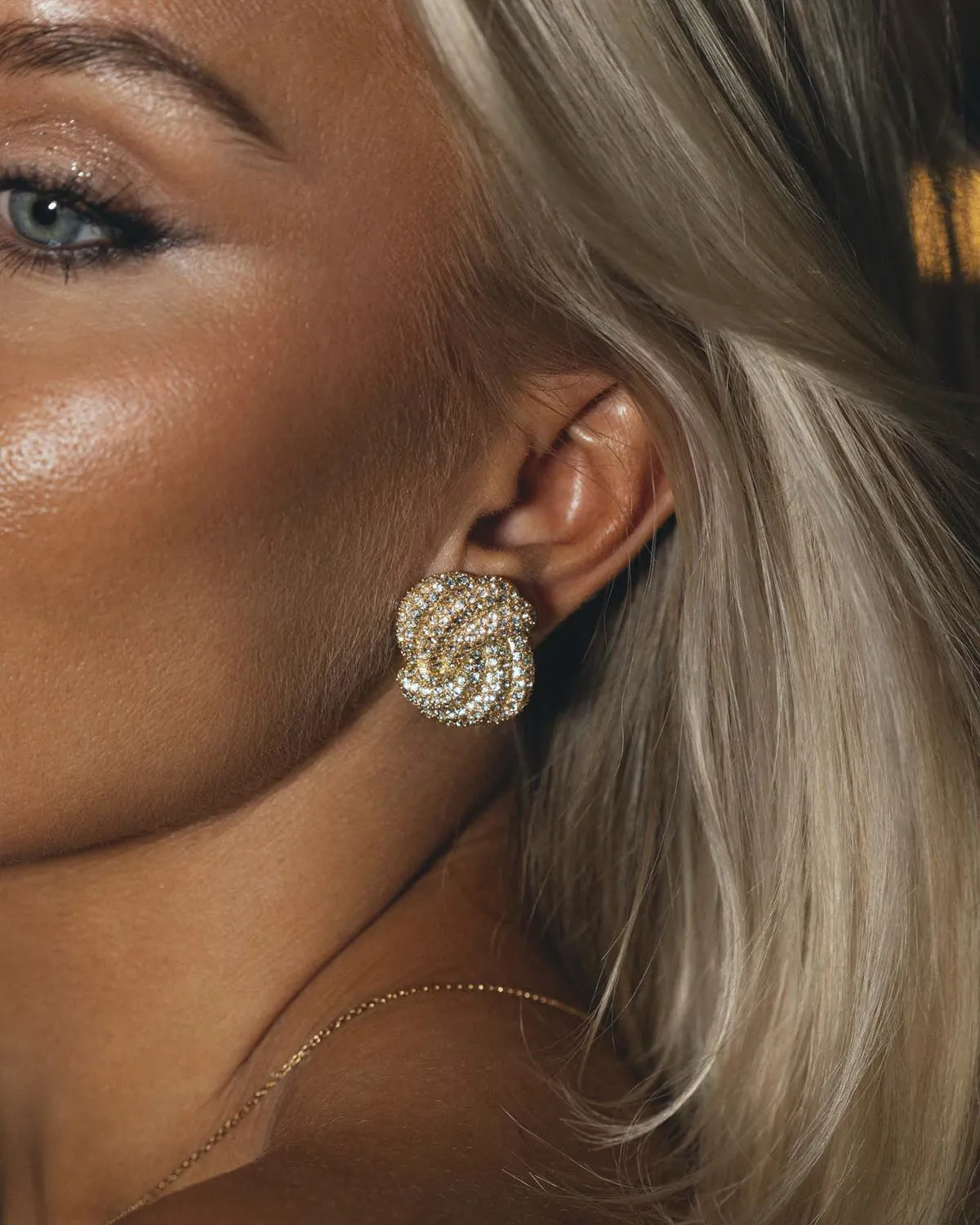 Mockberg Emilia Earrings øredobber gull zirkonia