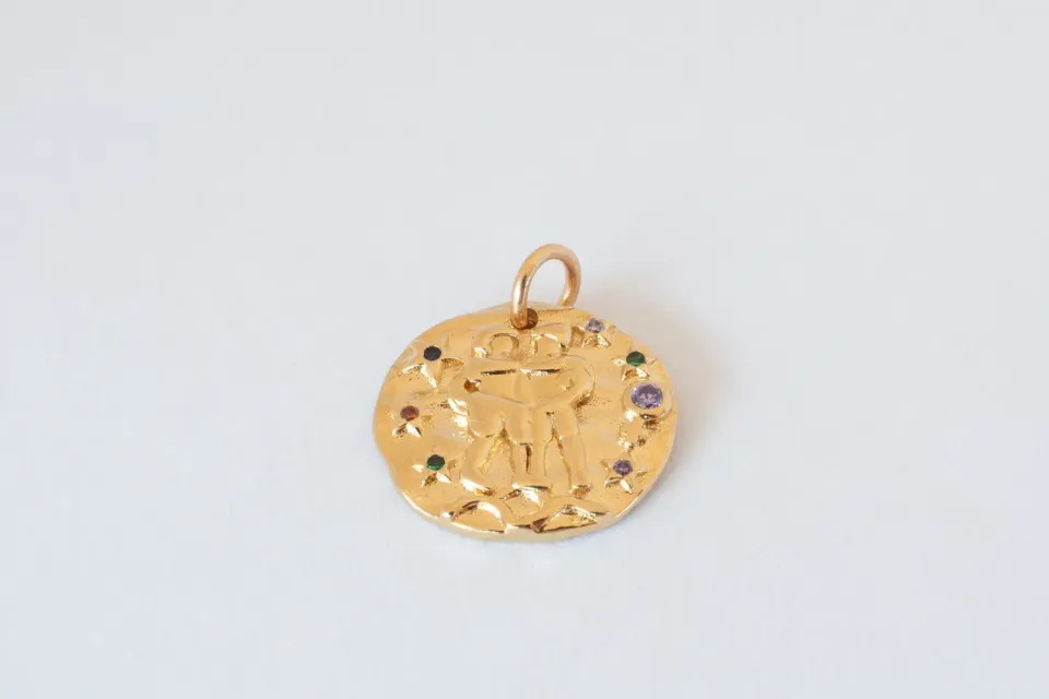 Eremis Astro Gemini charm 15 mm tvilling