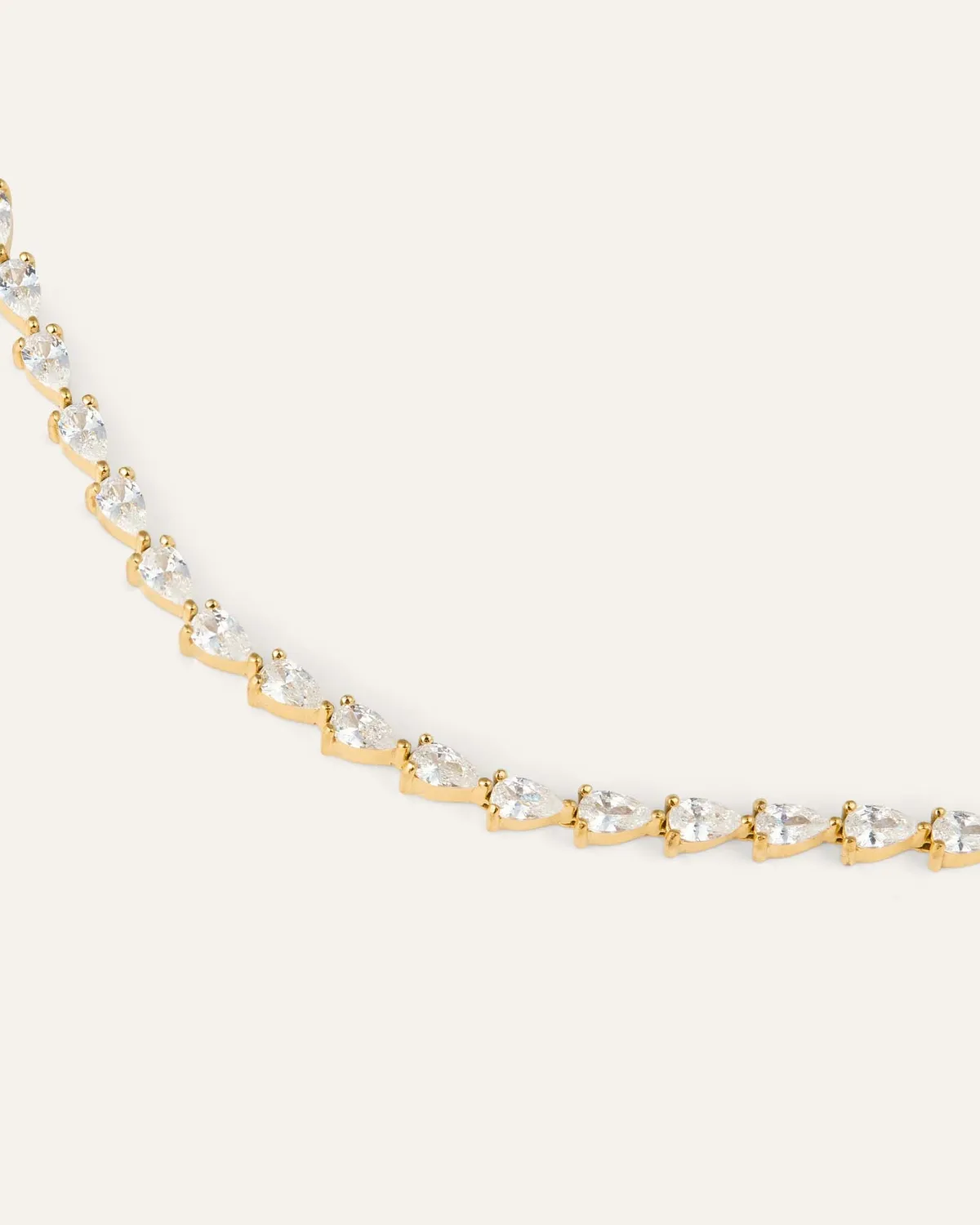 Mockberg Zina armbånd gull Medium zirkonia
