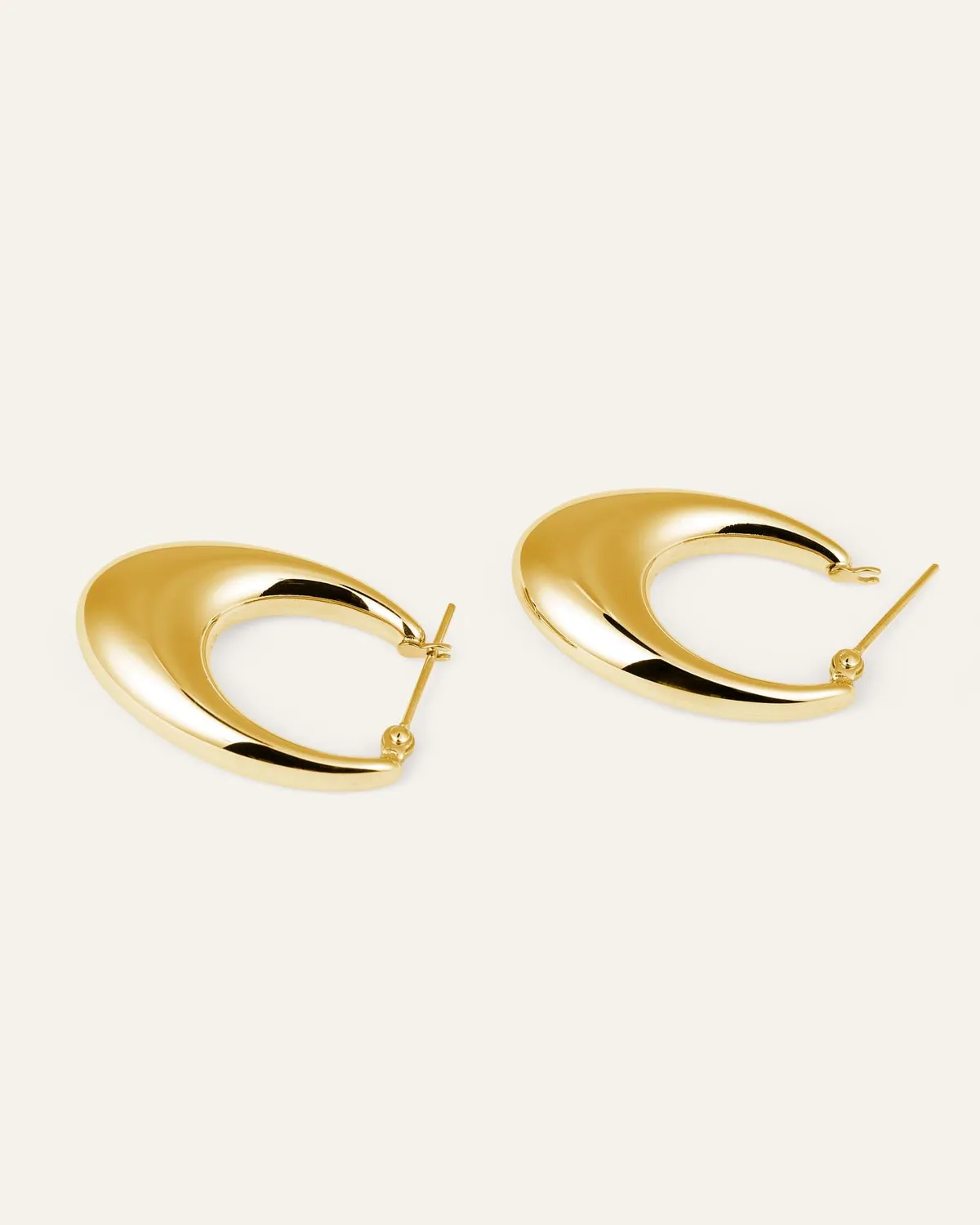 Mockberg Kenza Hoops øreringer gull 31 mm