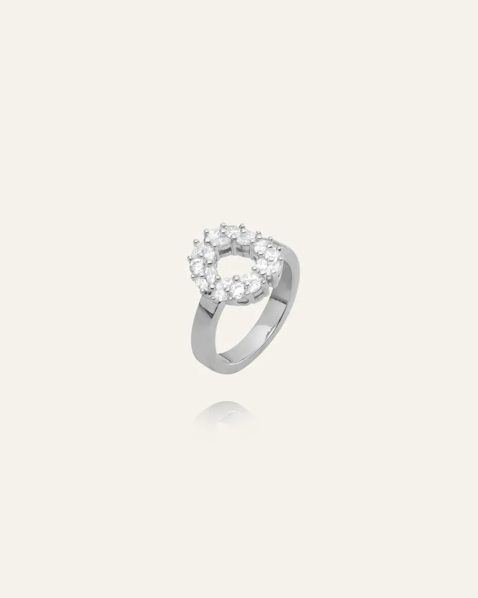 Mockberg Marry Me ring sølv kubisk zirkonia