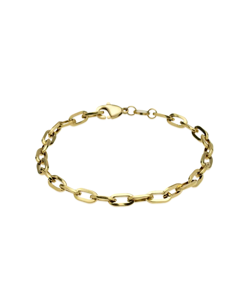 Blomdahl Medium Link armbånd gull 19 cm rustfritt