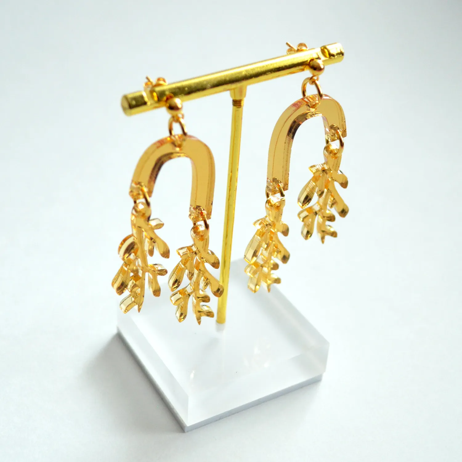 BooandBooFactory Gold Leaf Arch bladøredobber gull akryl