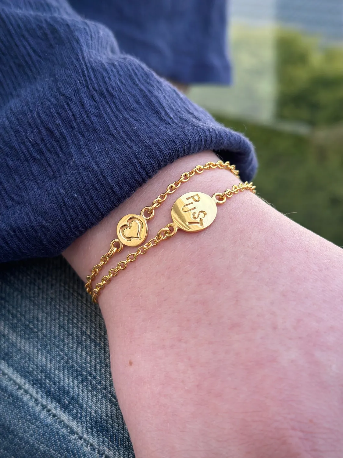Sivia Pust armbånd sølv 15-19 cm