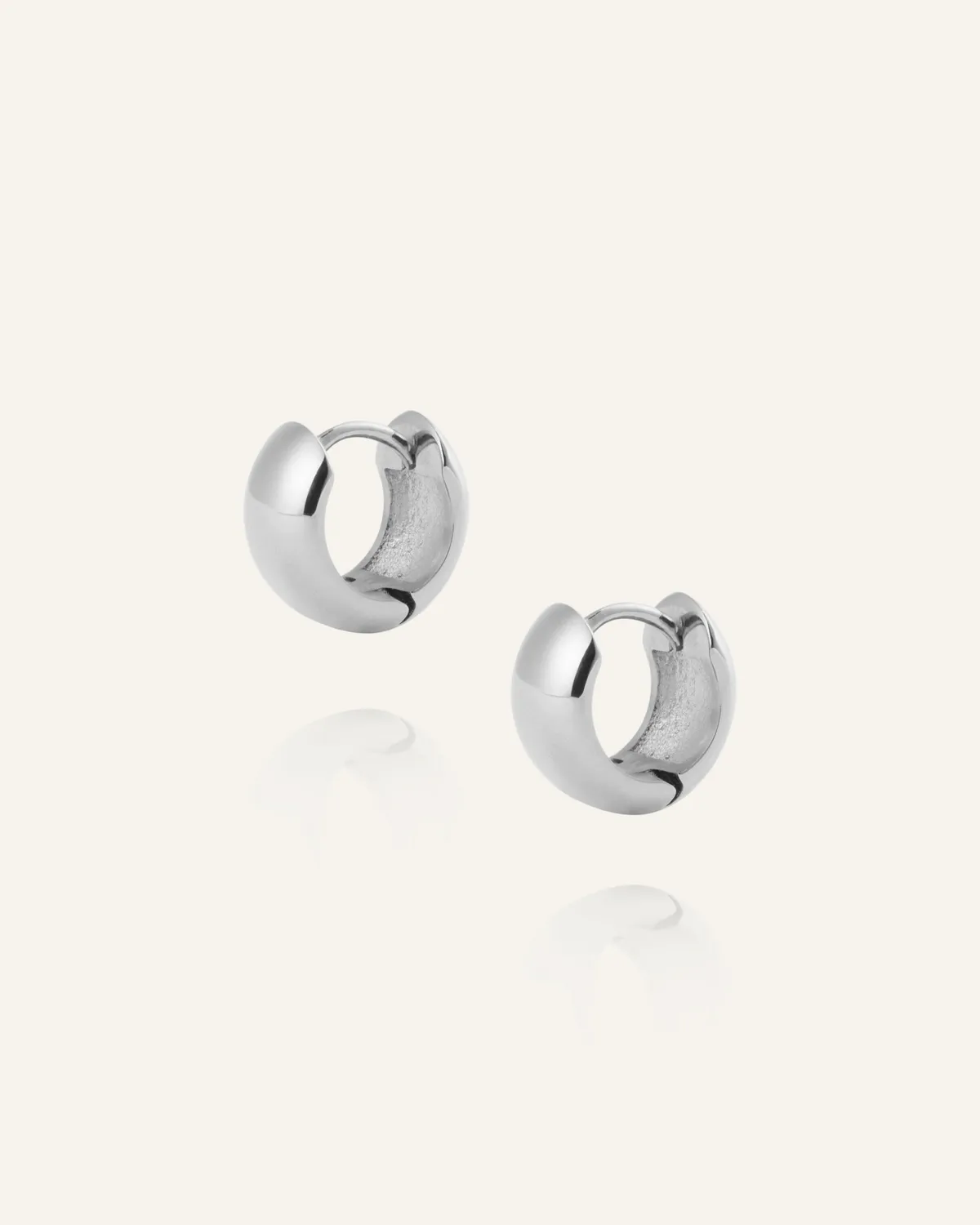 Mockberg Brave Mini Hoops øredobber sølv 11,5 mm