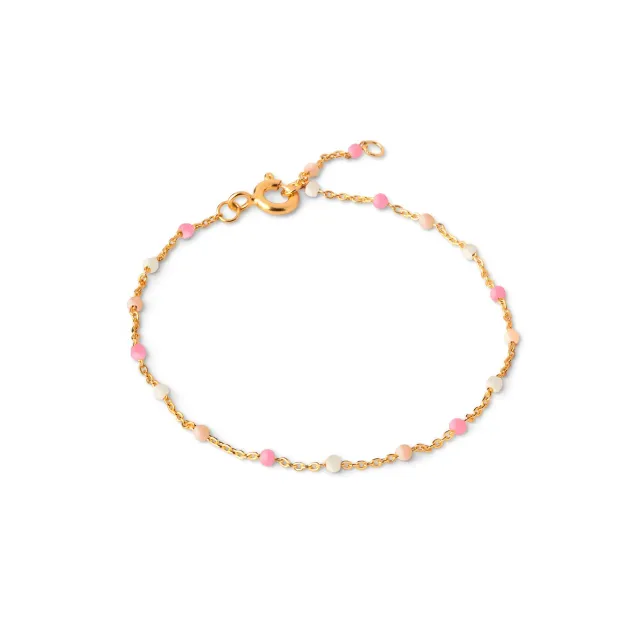 Enamel Lola Tropical armbånd 15+4 cm gull