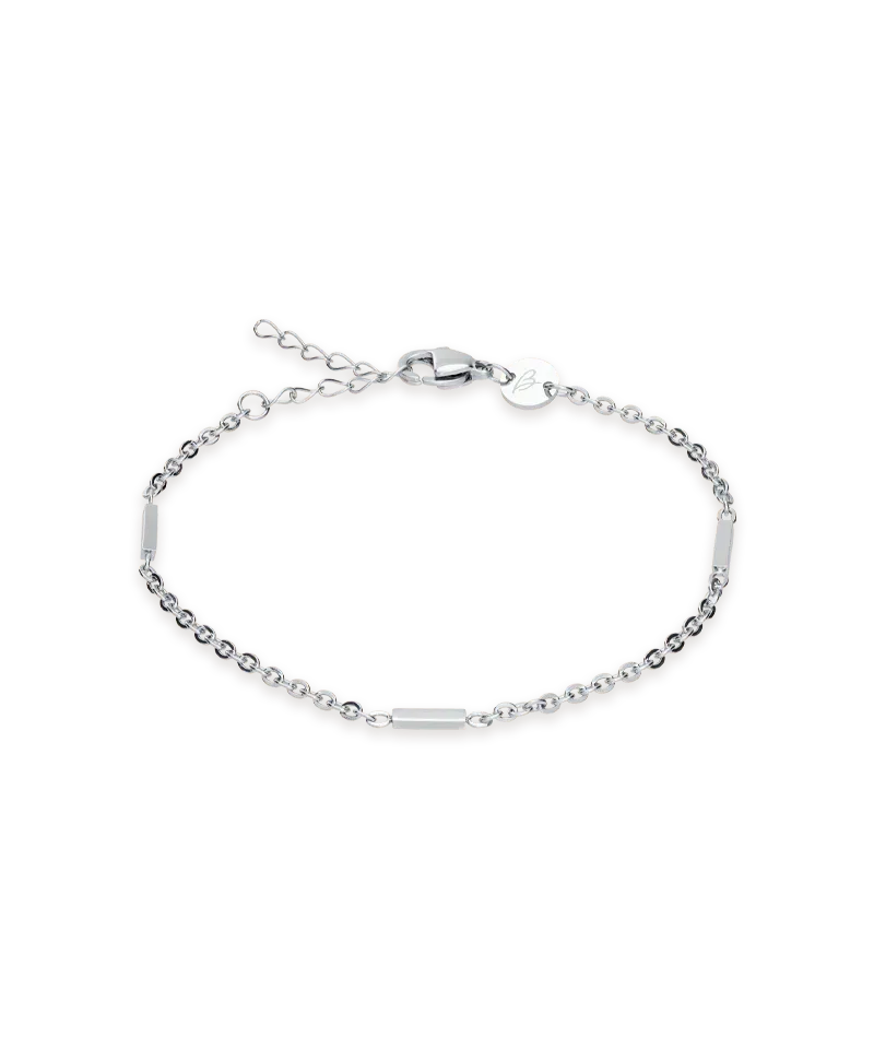 Blomdahl Grace armbånd 15,5-19 cm sølv stål