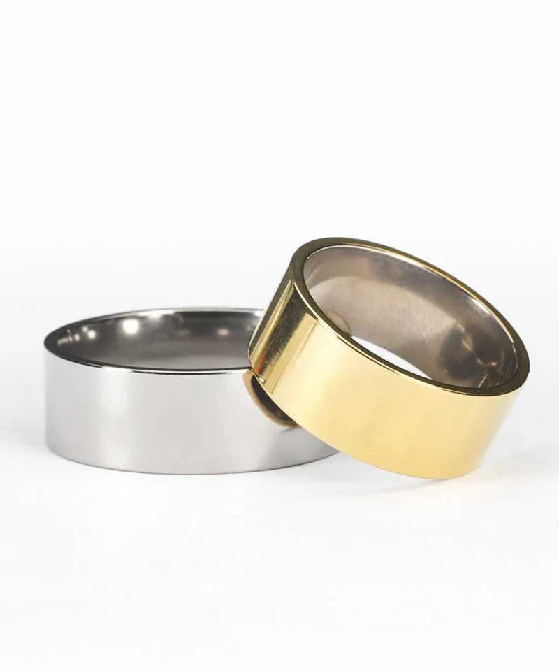 Blomdahl Grand Plain ring titan glatt hudvennlig