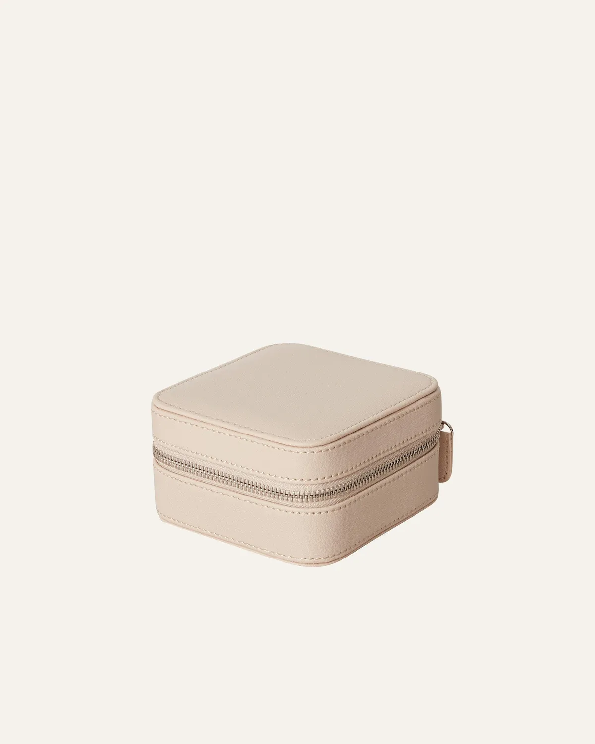 Mockberg Small Beige smykkeskrin vegansk skinn