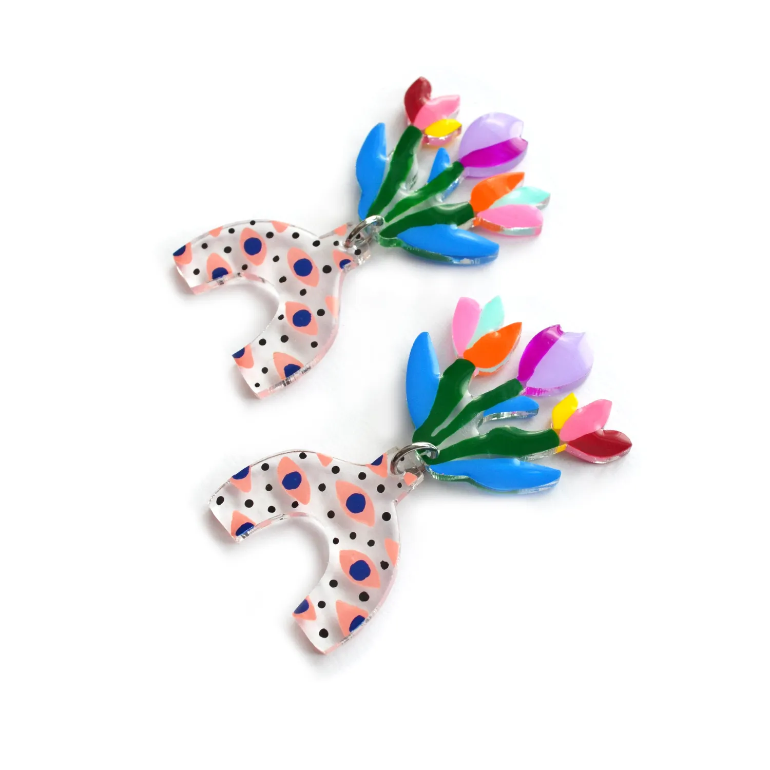 BooandBooFactory Eye Vase tulipan øredobber blomstervase
