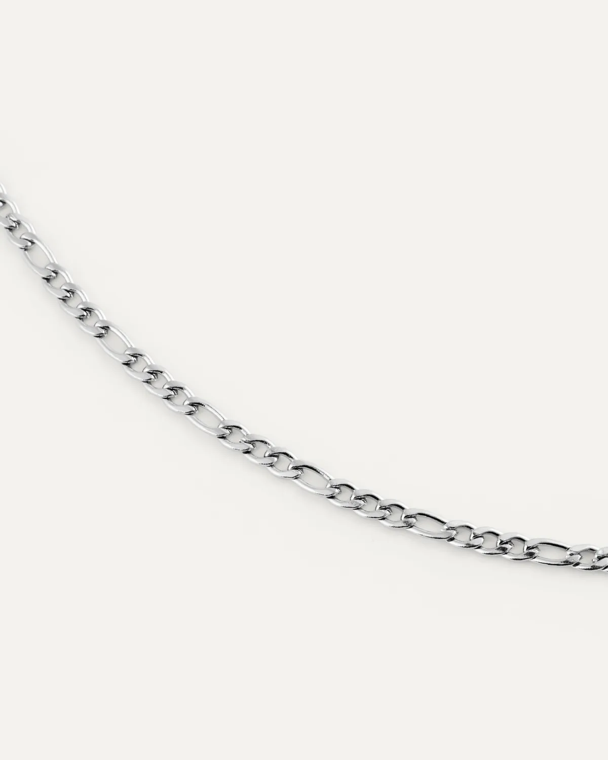 Mockberg Thin Figaro Bracelet armbånd sølv 3 mm vanntett
