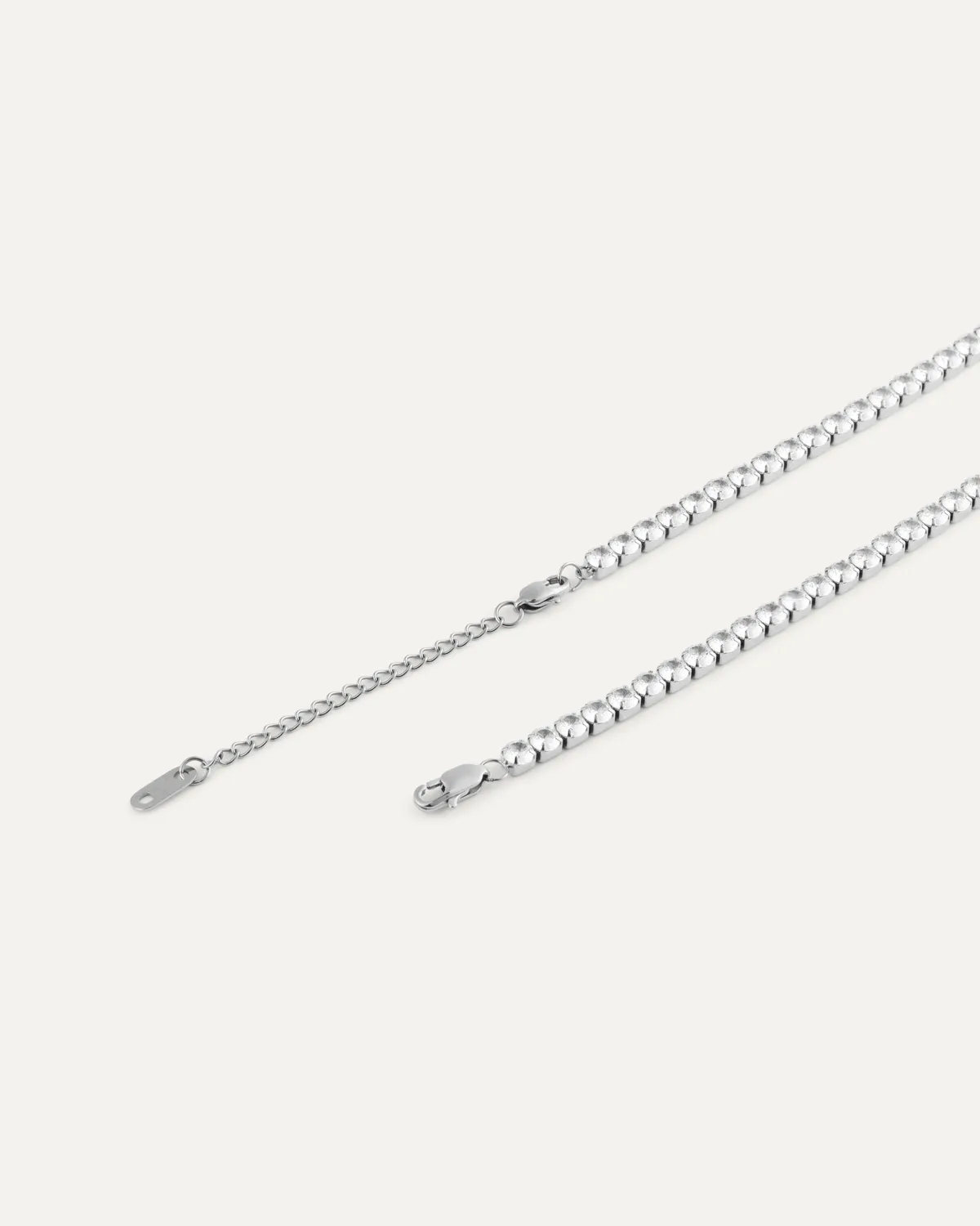 Mockberg Alora Necklace halskjede sølv 370+50 mm