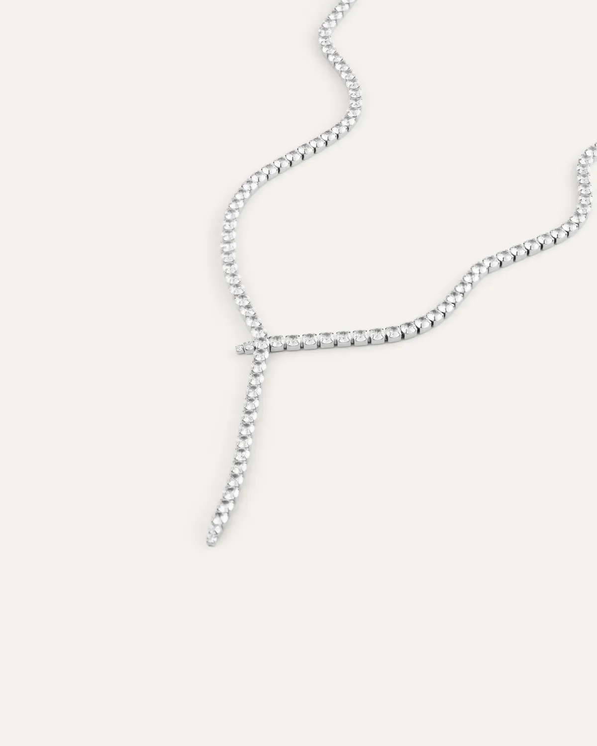 Mockberg Alora Necklace halskjede sølv 370+50 mm