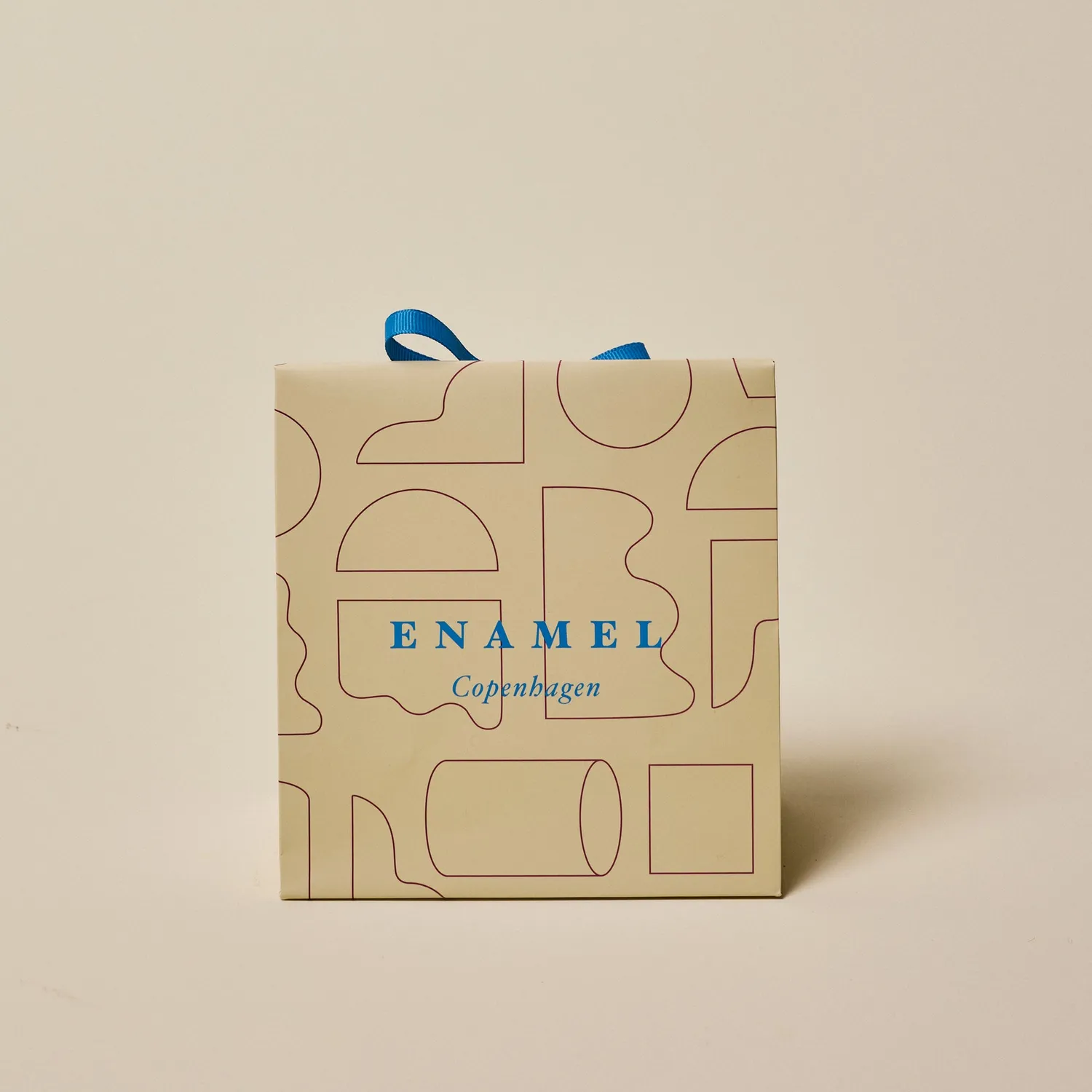 ENAMEL Copenhagen gavepose L14 x W7,5 x H15 cm plomme