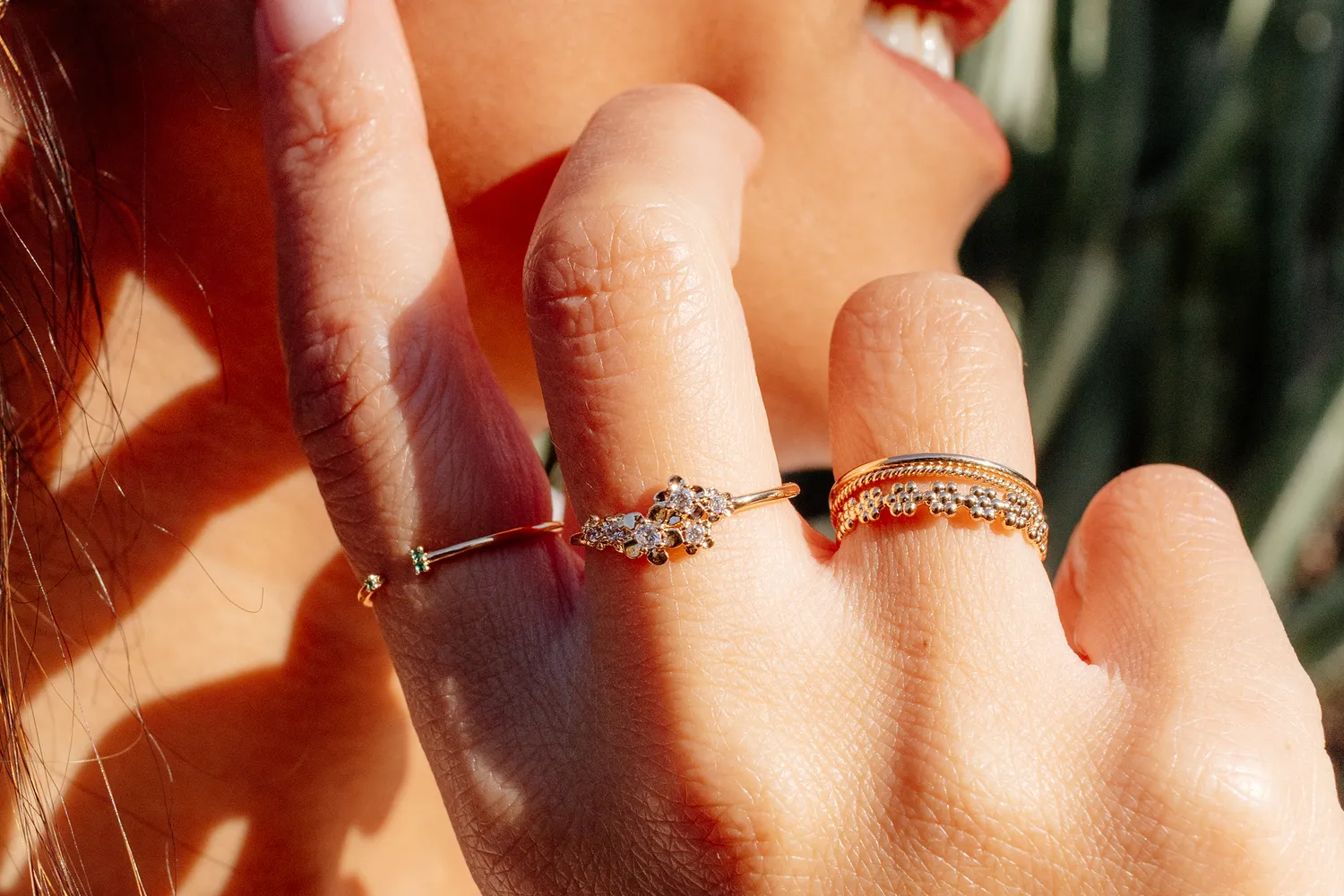 Eremis Naolia ring gullbelagt 18 karat