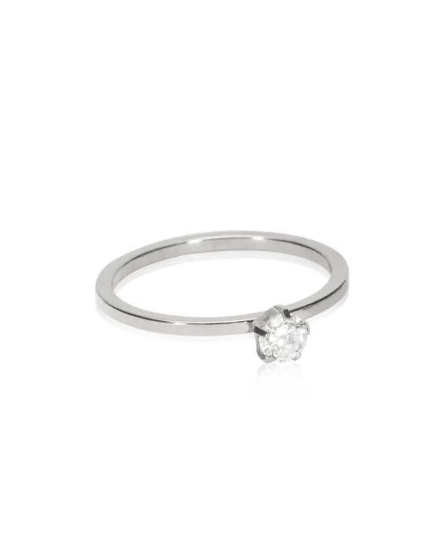 Blomdahl Tiffany Precious ring CZ white titan 16 mm