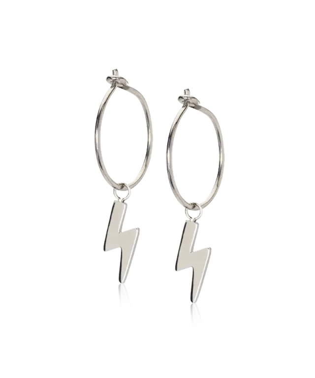 Blomdahl Ear Ring Pendant Flash øredobber titan 14 mm