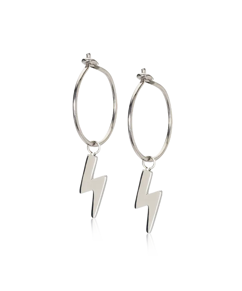 Blomdahl Ear Ring Pendant Flash øredobber titan 14 mm