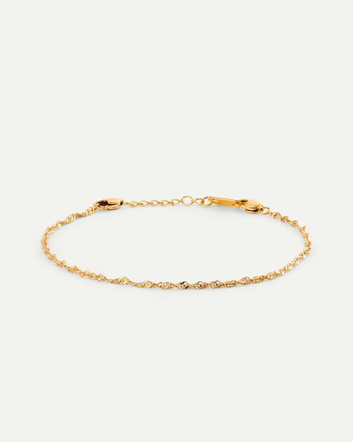 Mockberg Twirl armbånd gull Medium 170 mm
