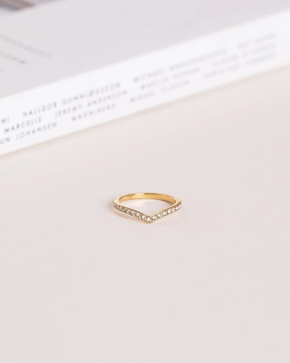 Mockberg Brilliant Ring ring 52 gull vanntett