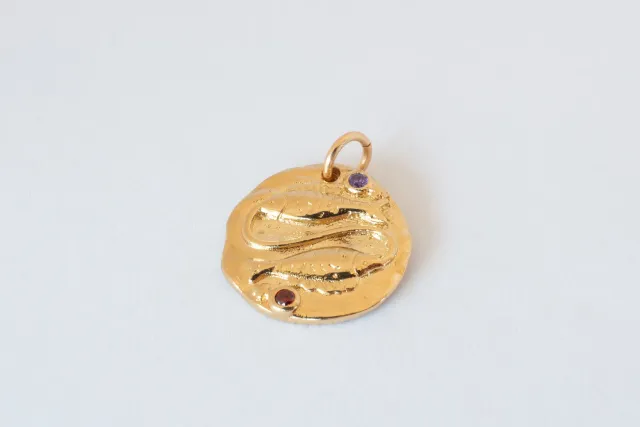 Eremis Pisces charm stjernetegn 15 mm
