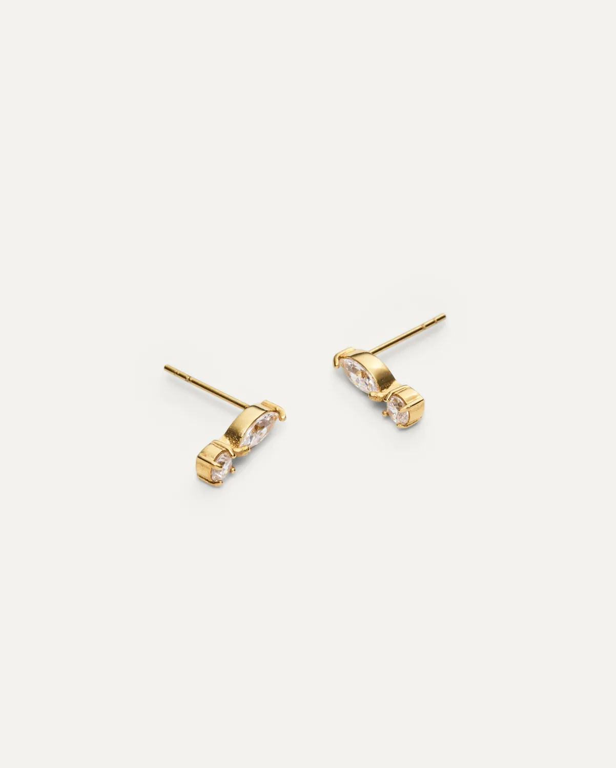 Mockberg Élise ørestikker gull zirkonia 11 mm