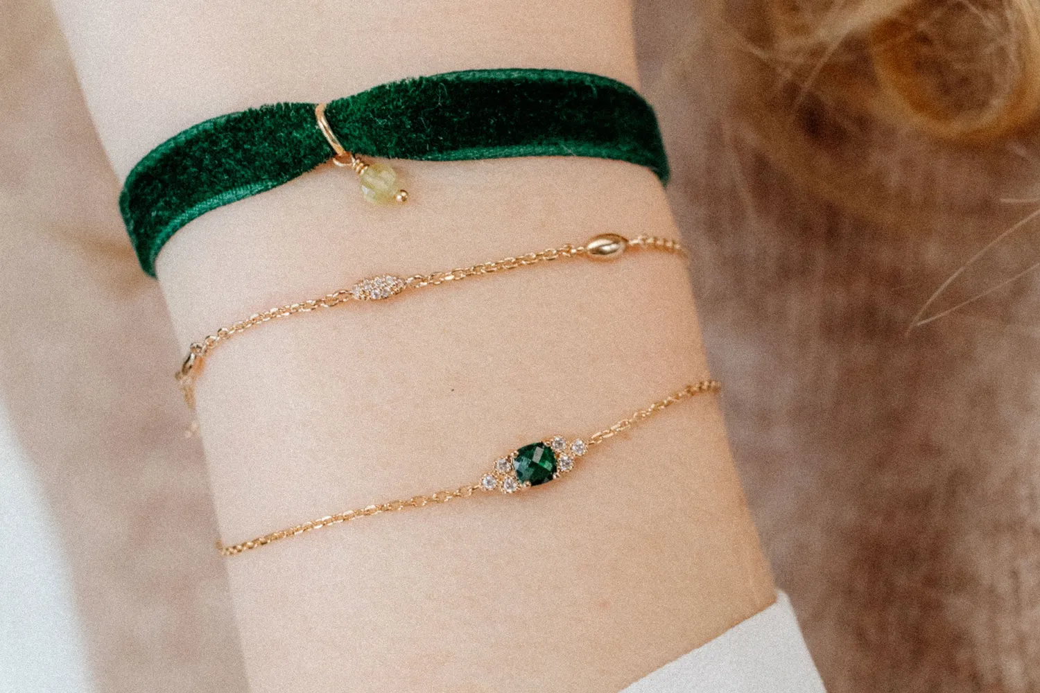 Eremis Nivanne armbånd zirkonia gullbelagt