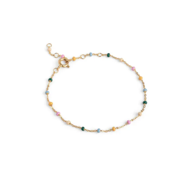 Enamel Lola armbånd gull 15+4 cm Dreamy