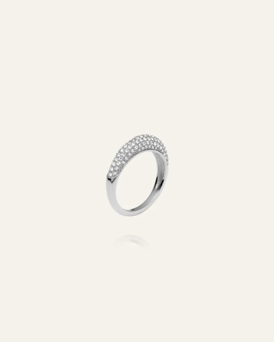 Mockberg Pavé Precious ring sølv 52 zirconia