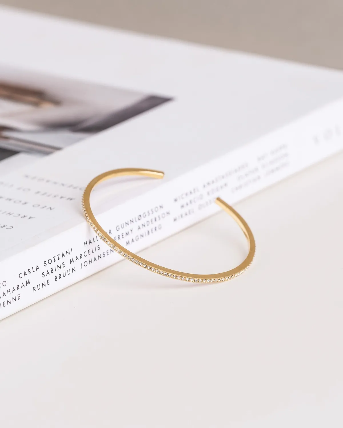Mockberg Fancy Bangle Small armbånd gull