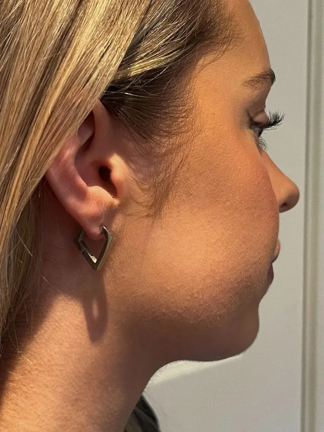 Mea Nani Diamond Hoops øreringer sølv kirurgisk stål