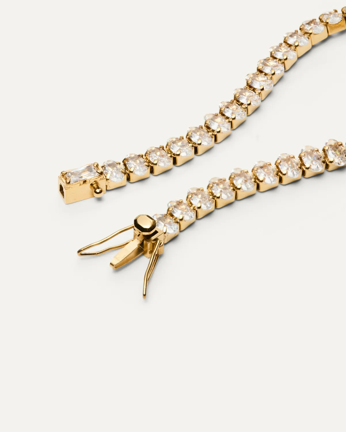 Mockberg Tennis armbånd gull cubic zirconia